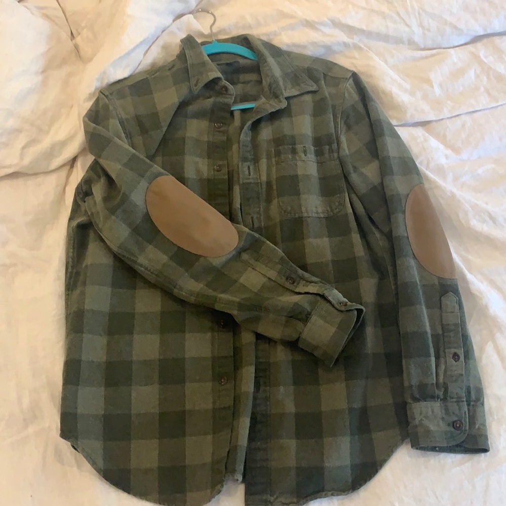 J crew heavyweight flannel shirt